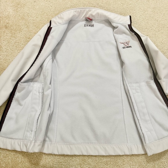 VT Athletics White Zip Jacket - Picture 9 of 11